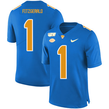 Men's None Blue 2024 premium Larry Fitzgerald #1 game day Jersey