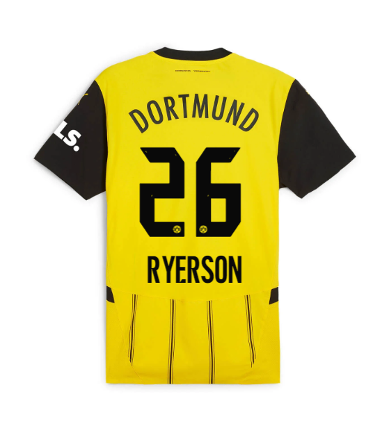 Borussia Dortmund 24-25 Home Jersey Ryerson 26