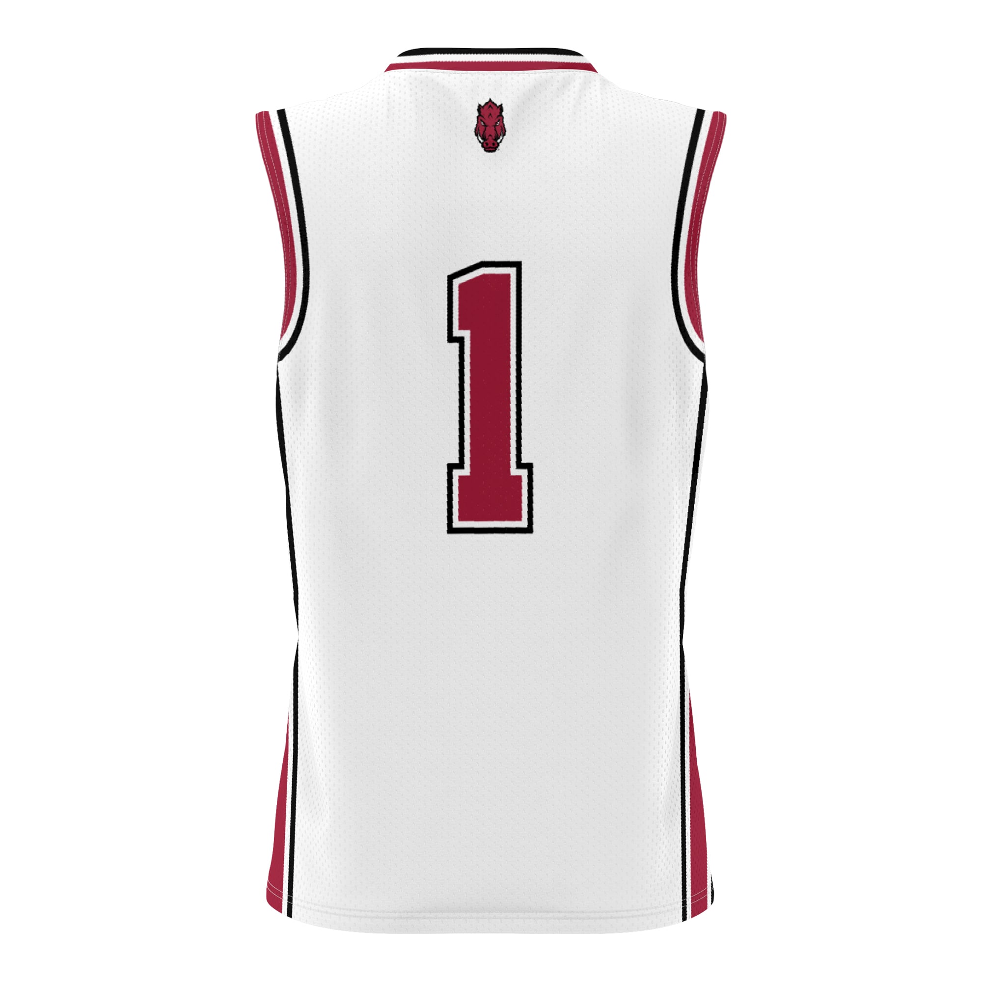 #1 Arkansas Razorbacks GameDay Greats Lightweight Basketball Jersey - White