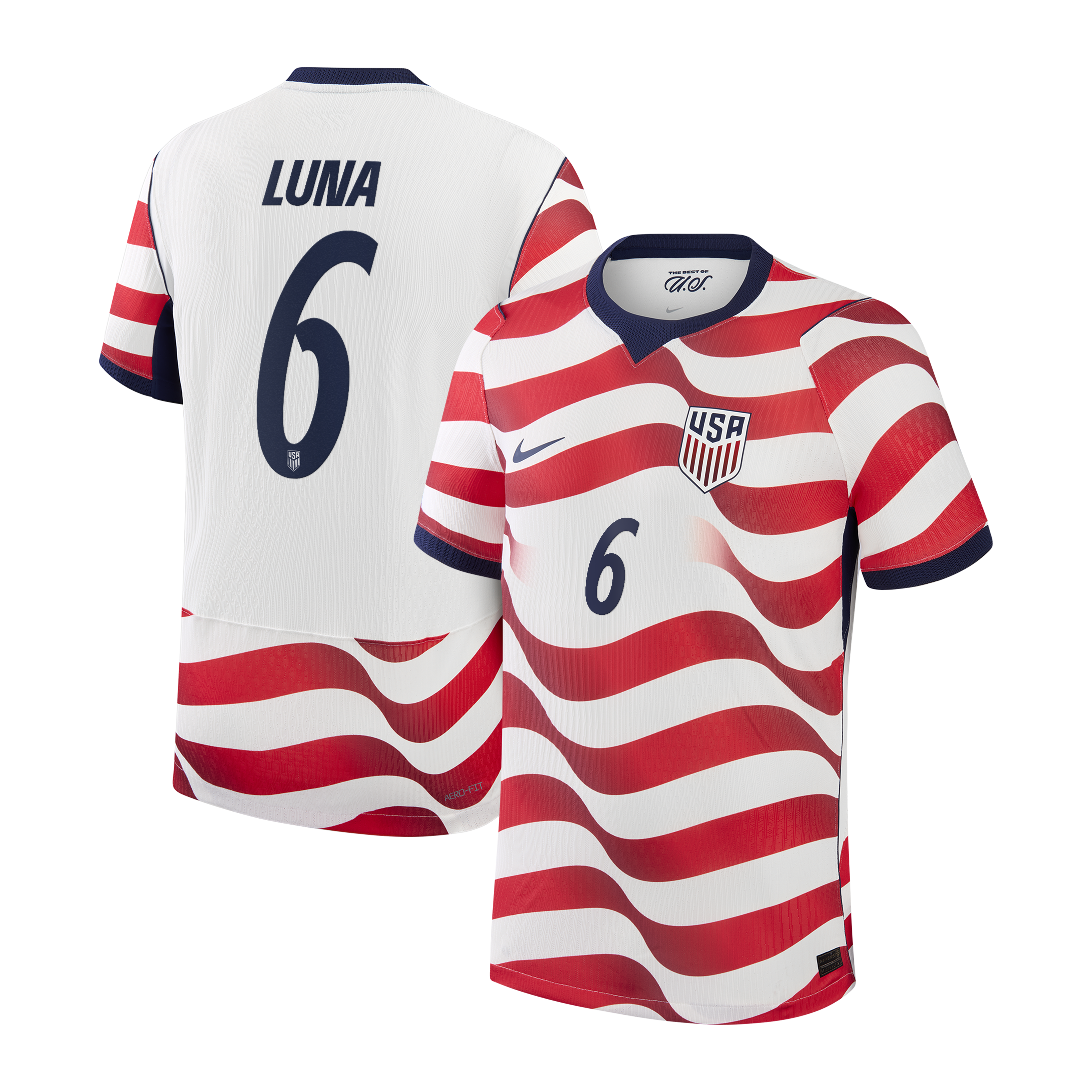 [SJH] Diego Luna USMNT 2026 Home Match Authentic Jersey - White