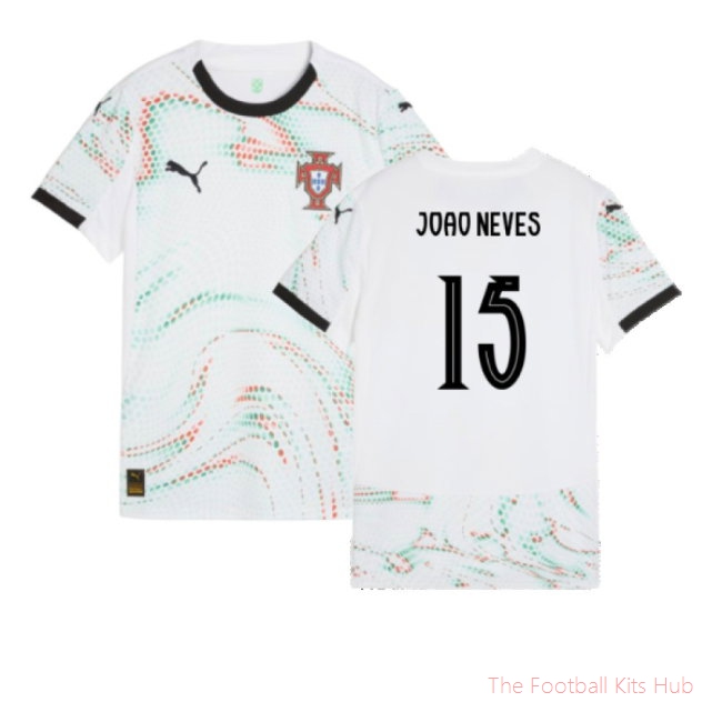 [EFS] 2025/26 Portugal Away Shirt (Womens) (Joao Neves 15)