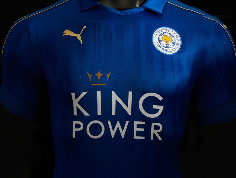 Discount Leicester City football shirt 2016-17 Home Soccer Jersey -