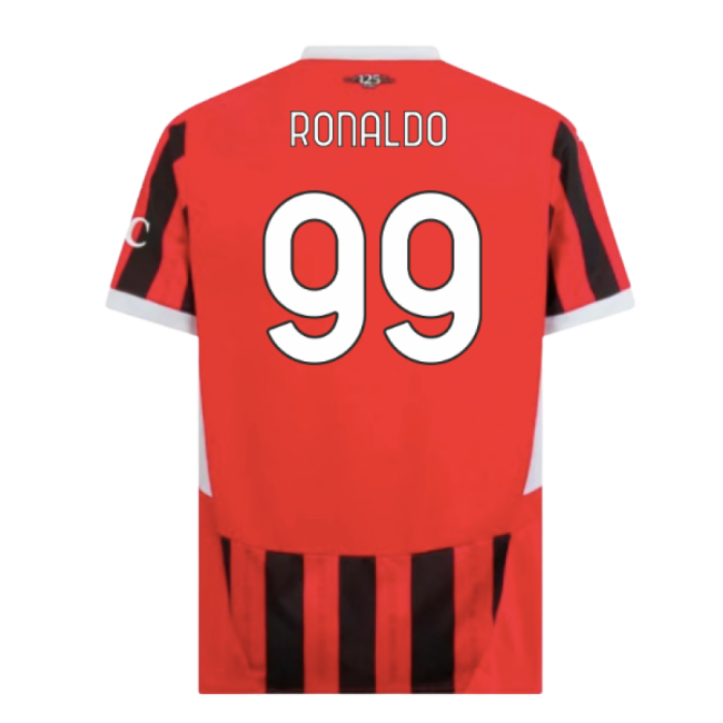 Ronaldo 99 AC Milan Football Club Fan Jersey - Adults Version