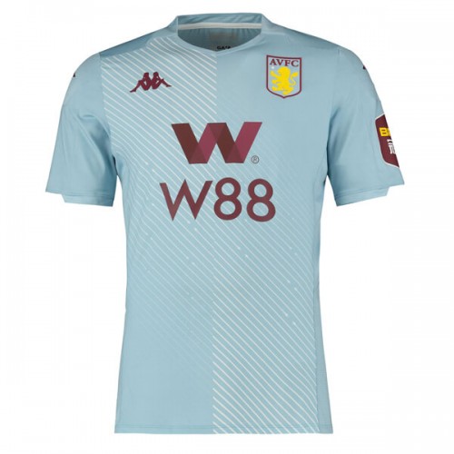 Advanced Fabric Cheap Aston Villa away 2019-20 Light Blue Soccer