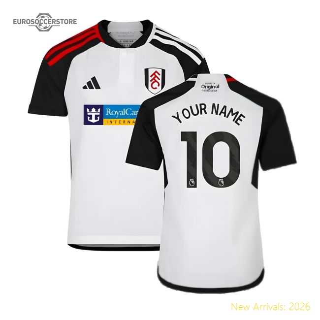 Premium 2023-2024 Fulham Main Shirt Authentic Kids Your Name