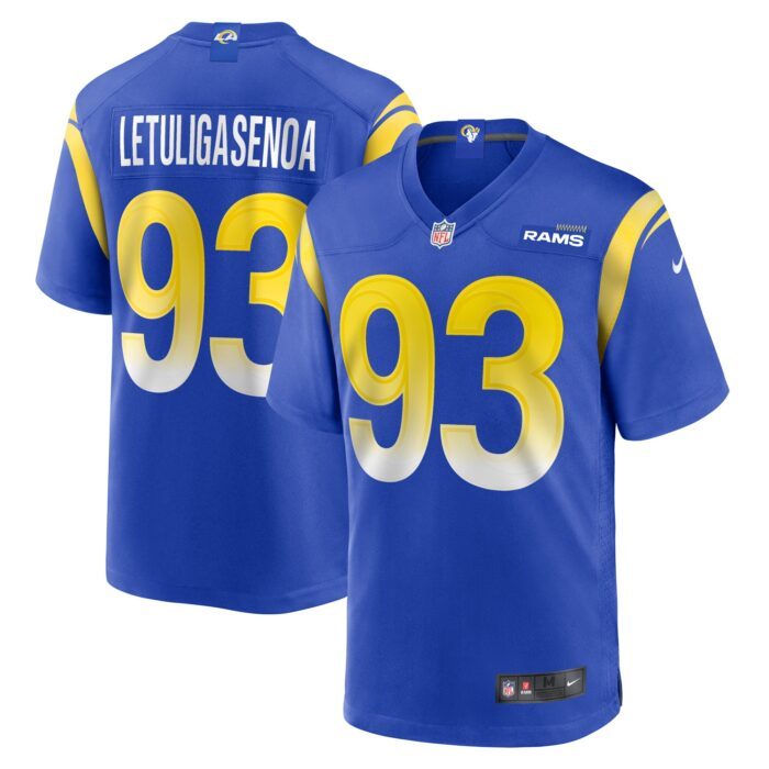 Men's Los Angeles Rams Tuli Letuligasenoa Nike Royal Game ...