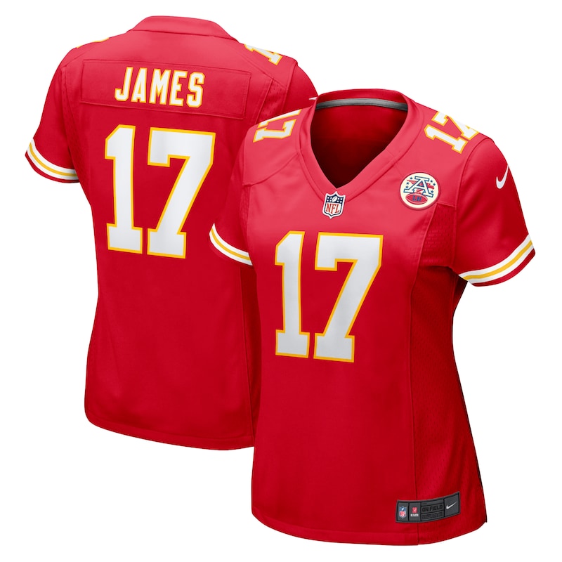 None Richie James Champion KC Chiefs Durable Jersey Game Day Wear
