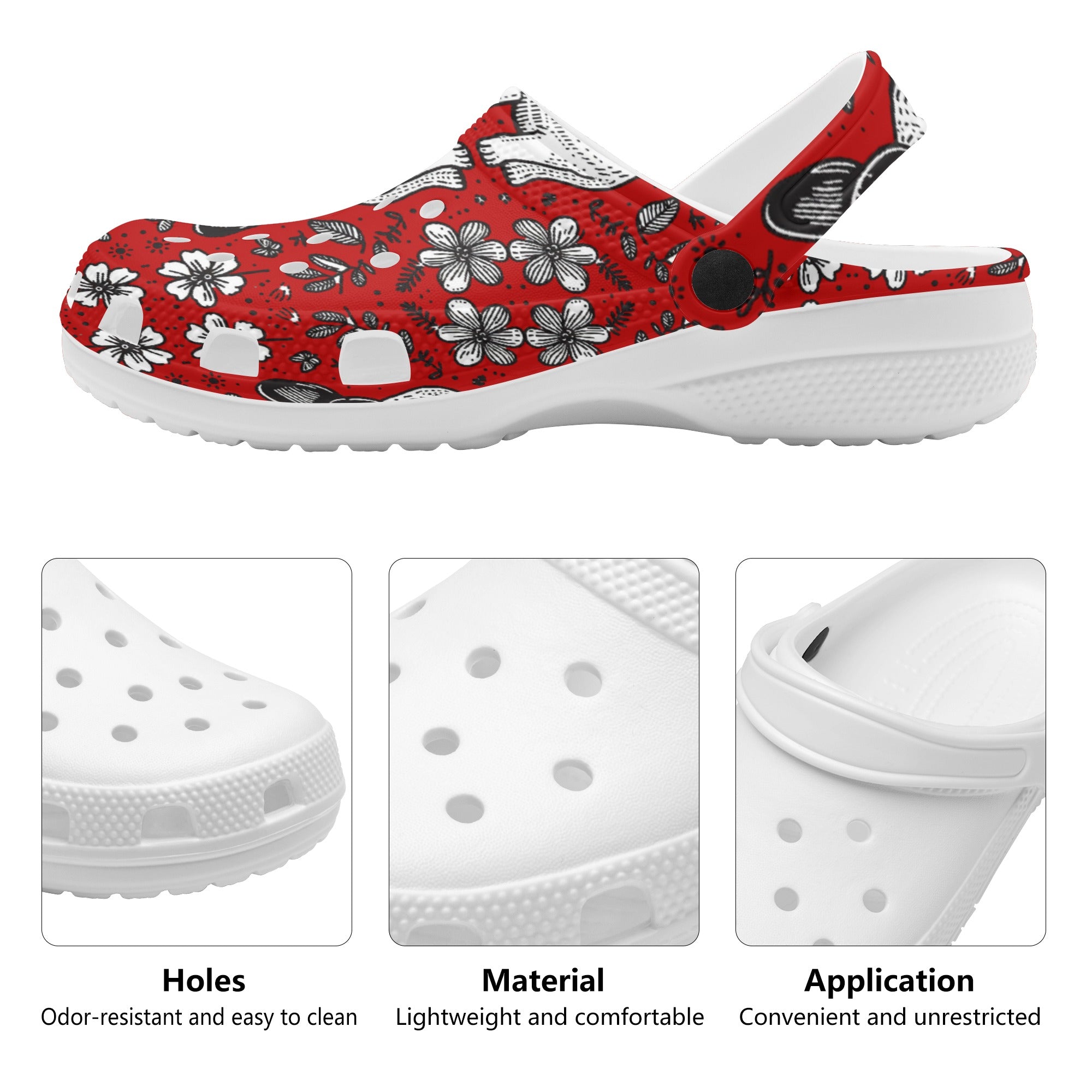 French Bulldog Piper Unisex Clogs Practical Pet Supply