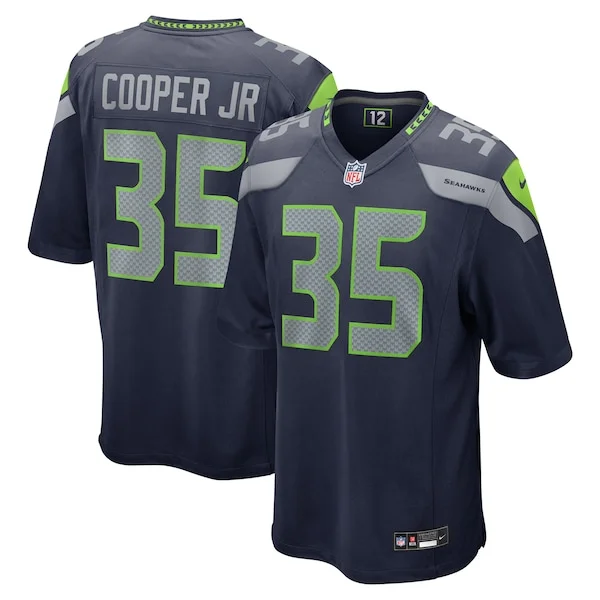 Seattle Seahawks Game NFL Jersey - Navy | Authentic Football Apparel
