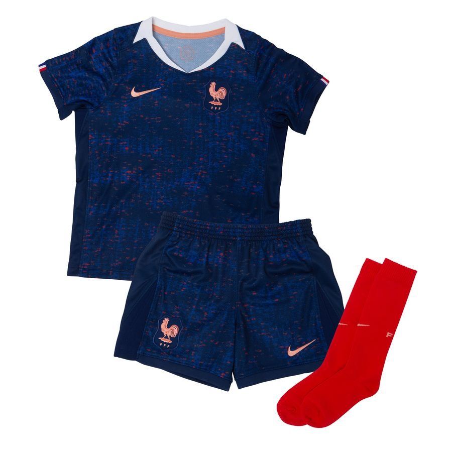France Home Shirt Women's Euro 2025 Mini Kit Kids