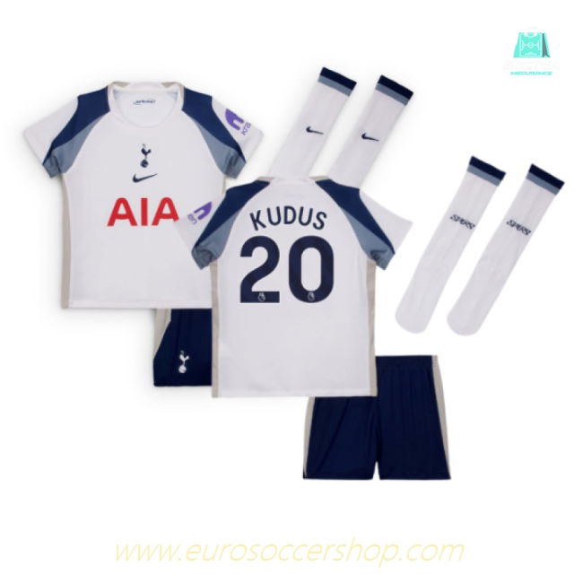 2025-2026 Tottenham Home Little Kids Mini Kit (Kudus 20)