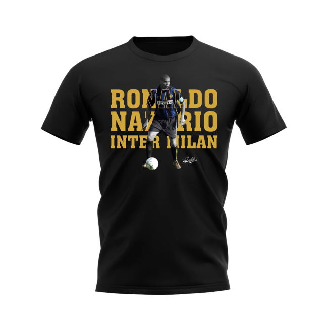 Ronaldo Nazario Inter Milan Player official style T-Shirt