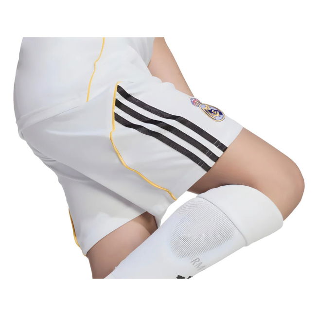 2025-2026 RM Home Football Shirt - Kids (White) Reinforced Seams