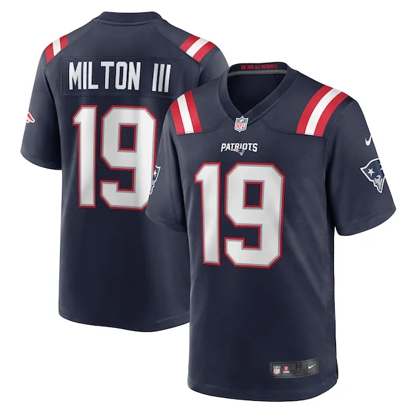 New England Patriots Game NFL Jersey - Navy | Pro-Level Football Ap...