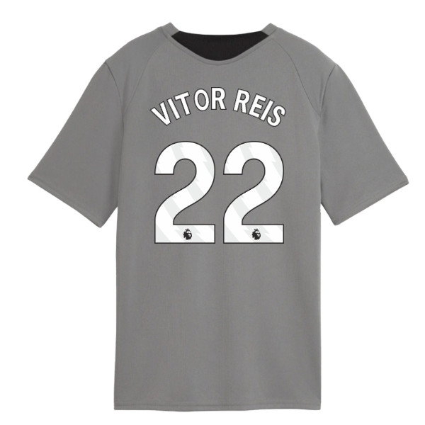 [DDJ] 2026-2027 Man City Training Jersey (Cast Iron) - Kids (Vitor Reis 22)