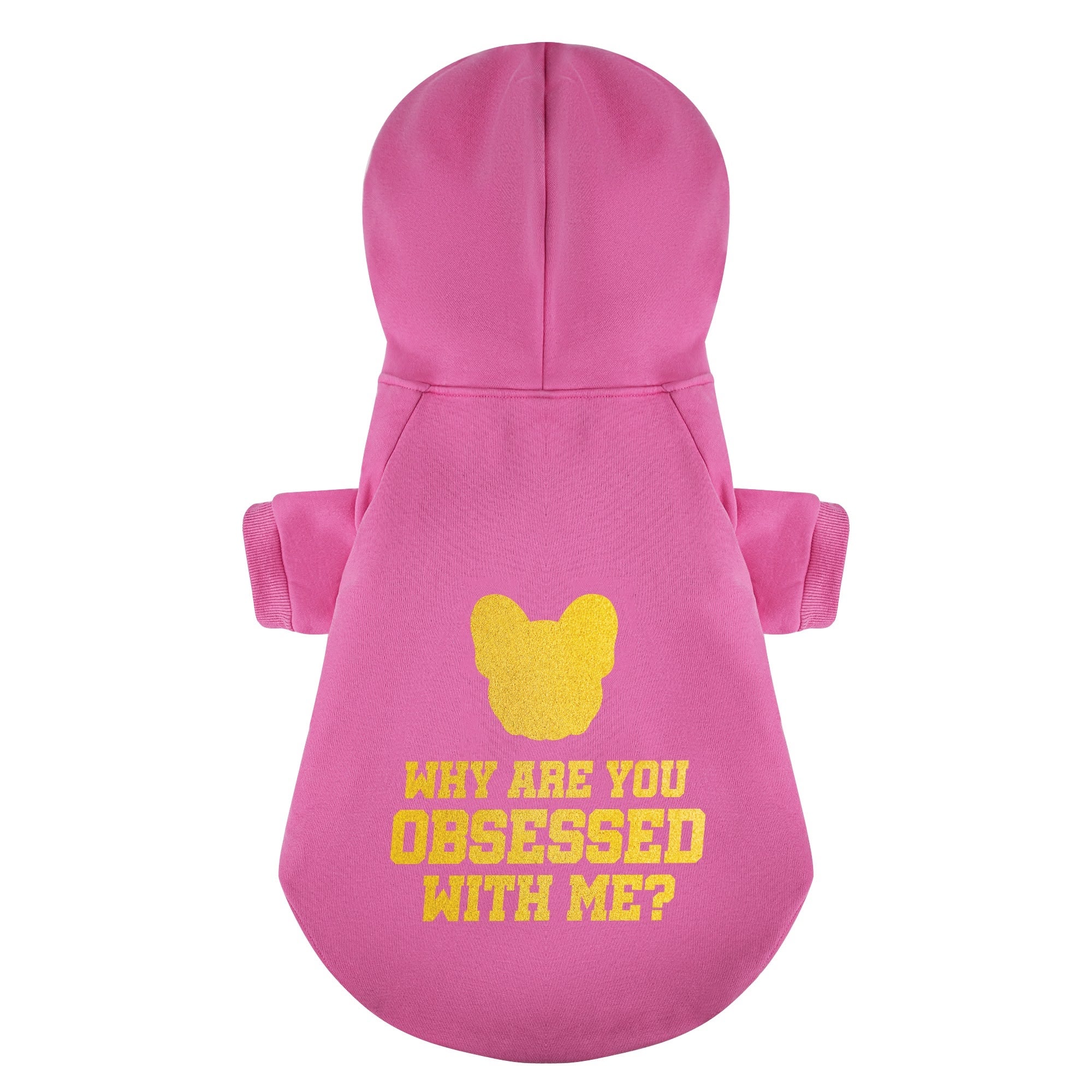 Why Are You Obsessed With Me? - Everyday Personalized French Bulldog Hoodies With Funny Quotes – Stylish, Cozy, And Premium 100% Cotton Casual Wear