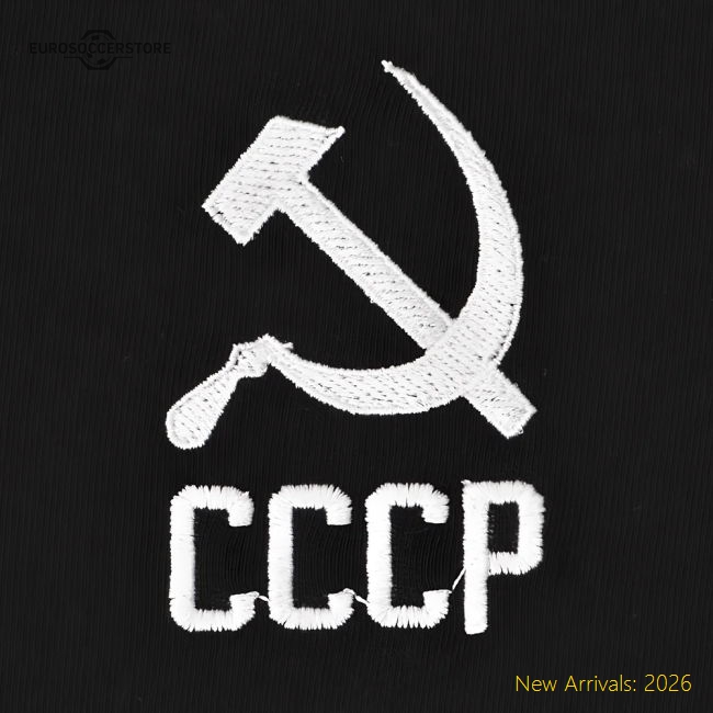 Soviet Union (CCCP) No 01 Black Polo Shirt