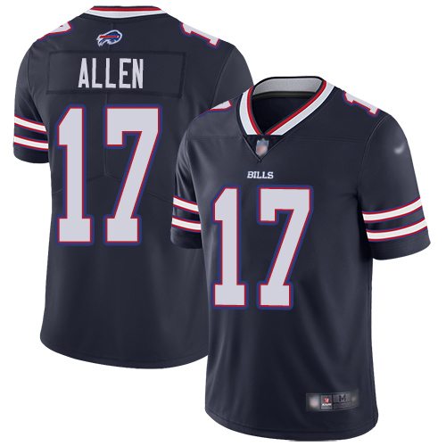 NFL BUF Bills #17 Josh Allen Navy Limited Jersey - High Quality