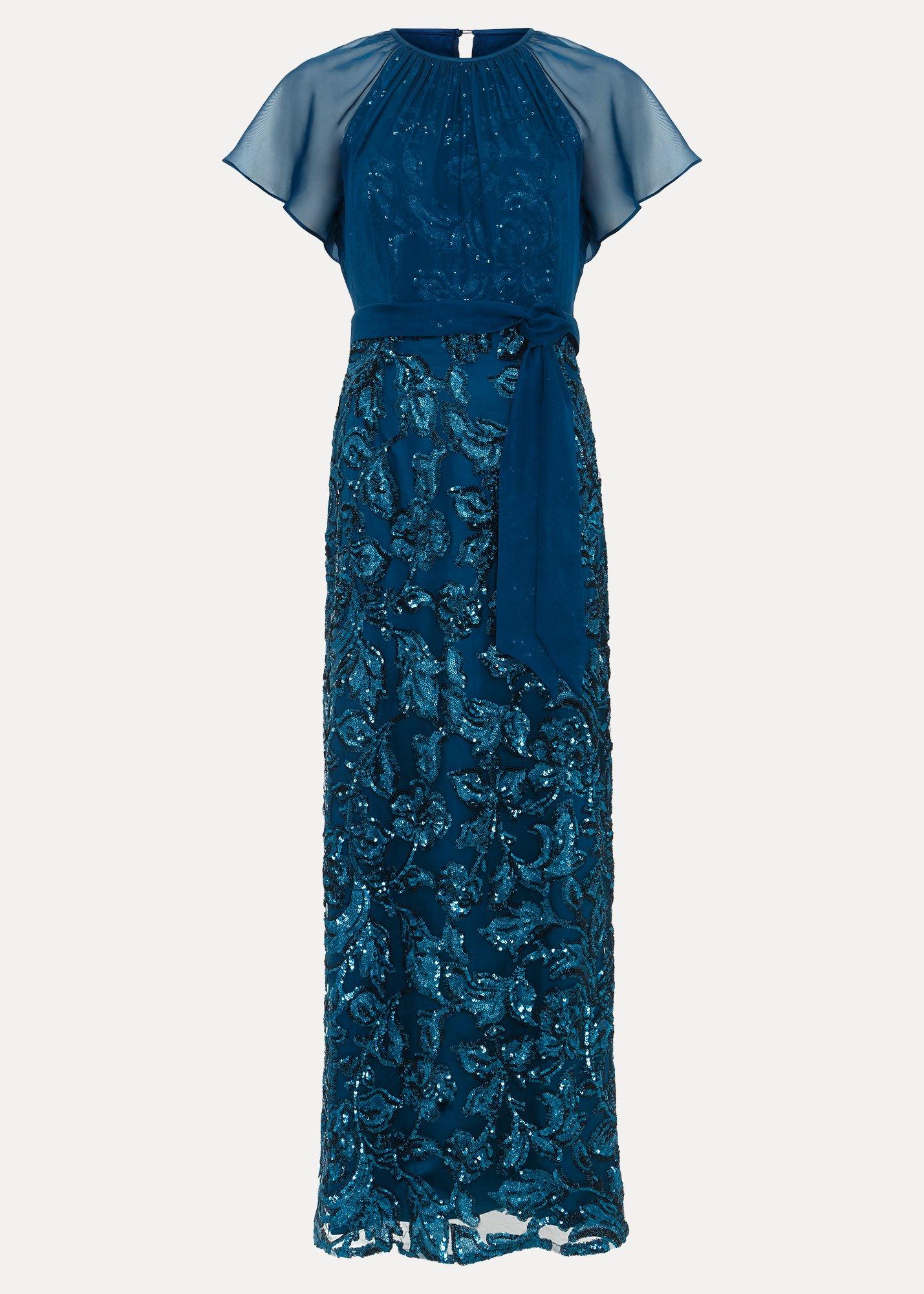 Talia Sequin Overlay Maxi Dress