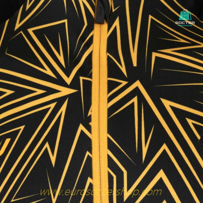 2025-2026 Wolves Home Pre-Match 1/4 Zip Top (Black)