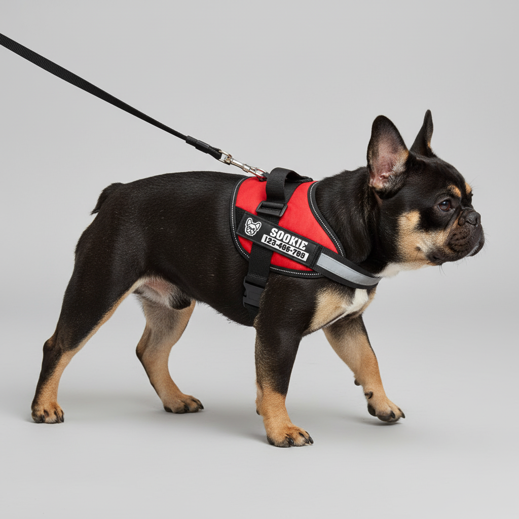 Stark - Personalized French Bulldog Harness