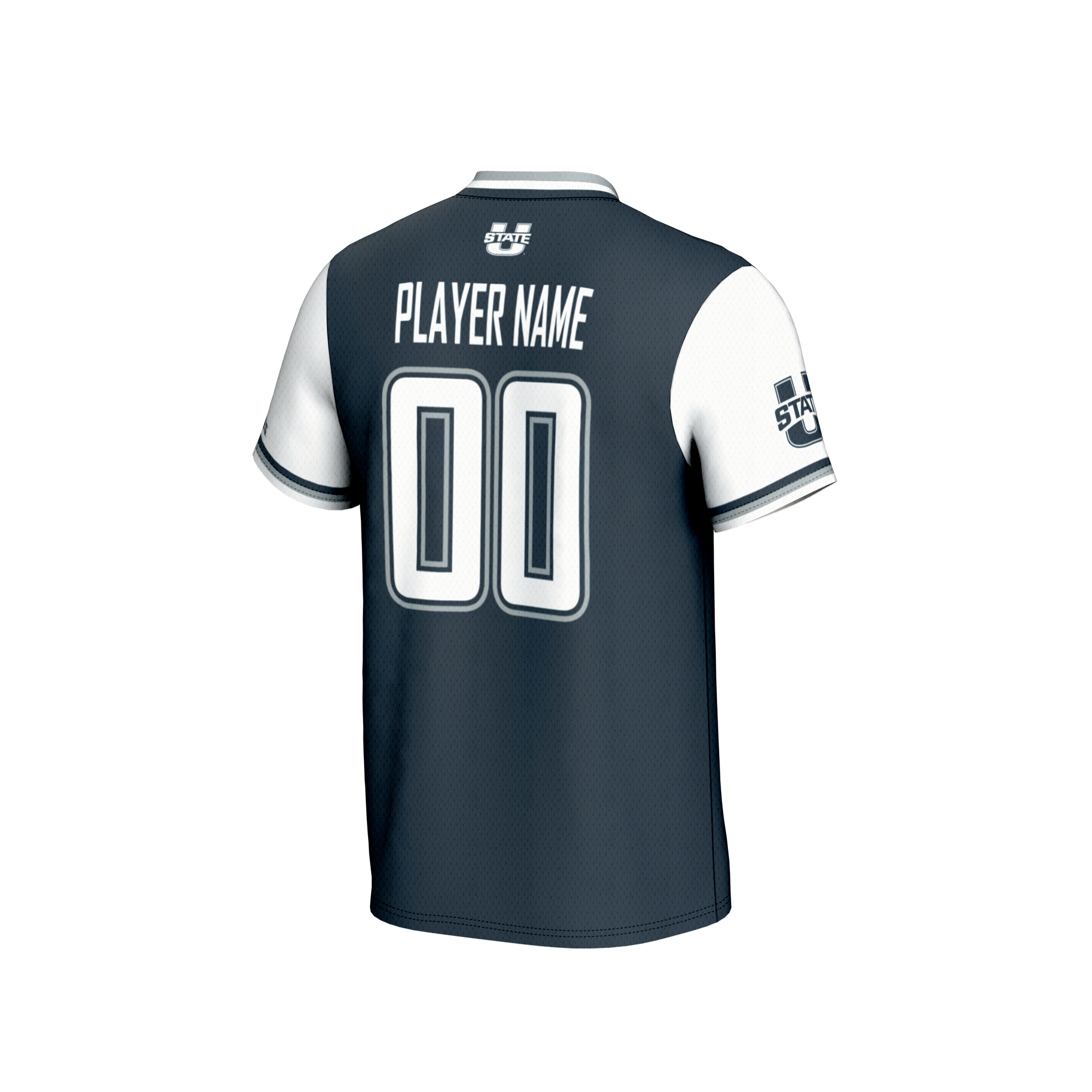 [NJP] Utah State Aggies GameDay Greats Youth NIL Pick-A-Player Lightweight Softball Fashion Jersey - Navy