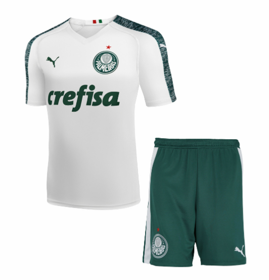 Kids Palmeiras Home 201920 Soccer KitsShirtShorts - Official Replica