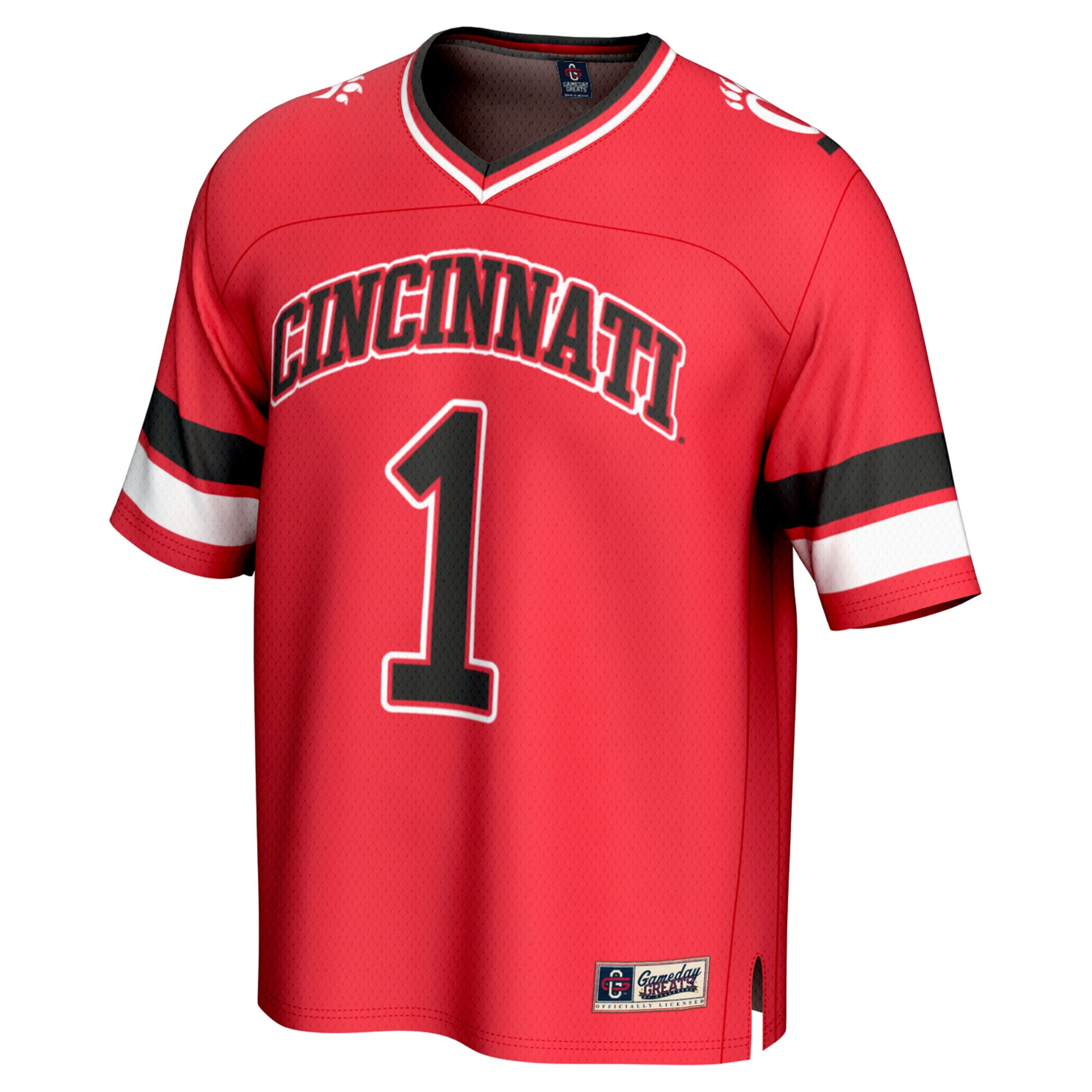 [DDG] Cincinnati Bearcats GameDay Greats Unisex Lightweight Collegiate Football Fashion Jersey - Red