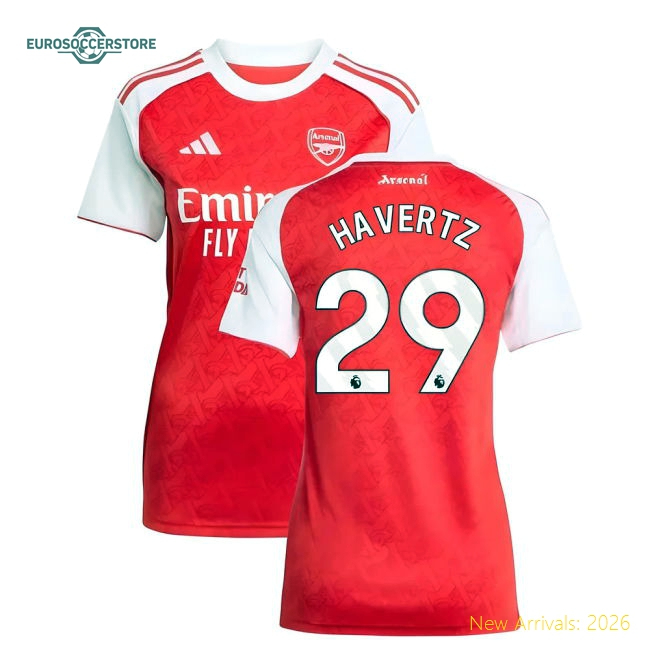 2025-2026 Arsenal Home Fan Version Female Jersey Soccer Fan Gear