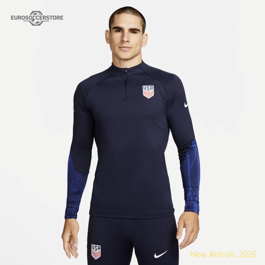 Adult Usa Usmnt Long Sleeve Strike Training Top Authentic Unknown