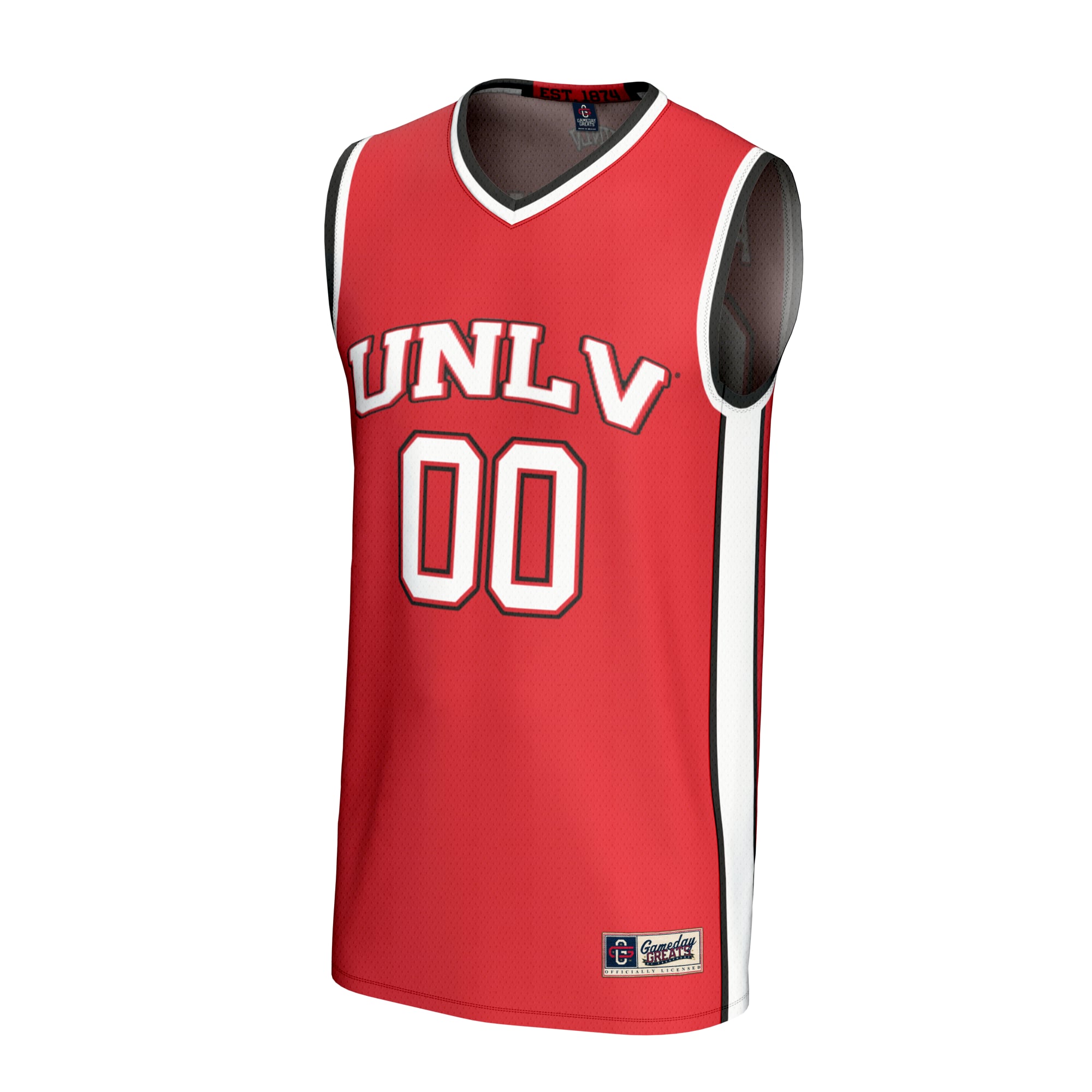 UNLV Rebels GameDay Greats Unisex Men's Basketball NIL Pick-A-Player Lightweight Men's Basketball Fashion Jersey - Scarlet