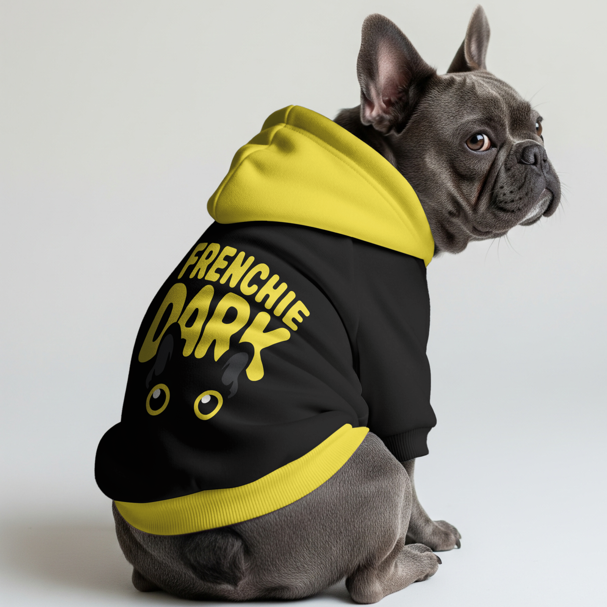 French Bulldog Dark Frenchie Hoodie Essential Dog Supply