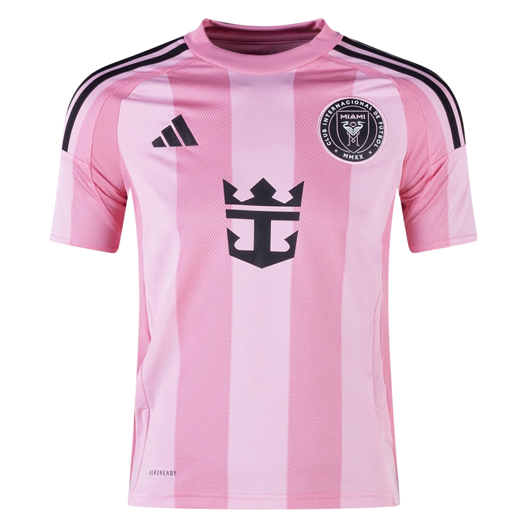 Messi Youth Inter Miami Home Football Shirt 25/26 Pink