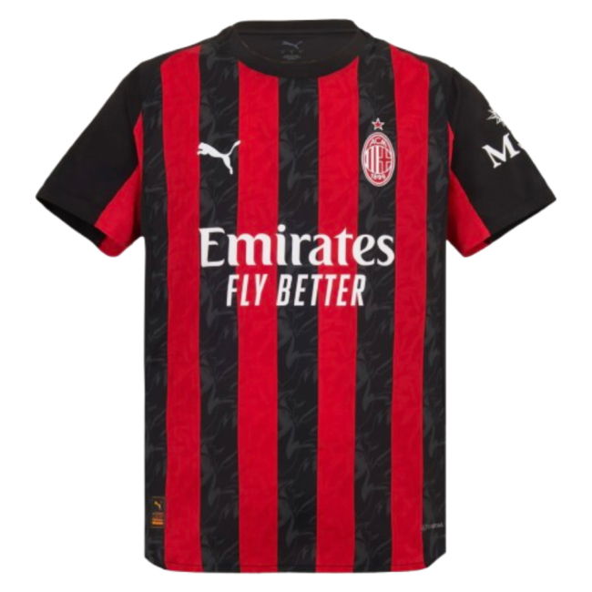 2025-2026 AC Milan Authentic Home Shirt (Gabbia 46)