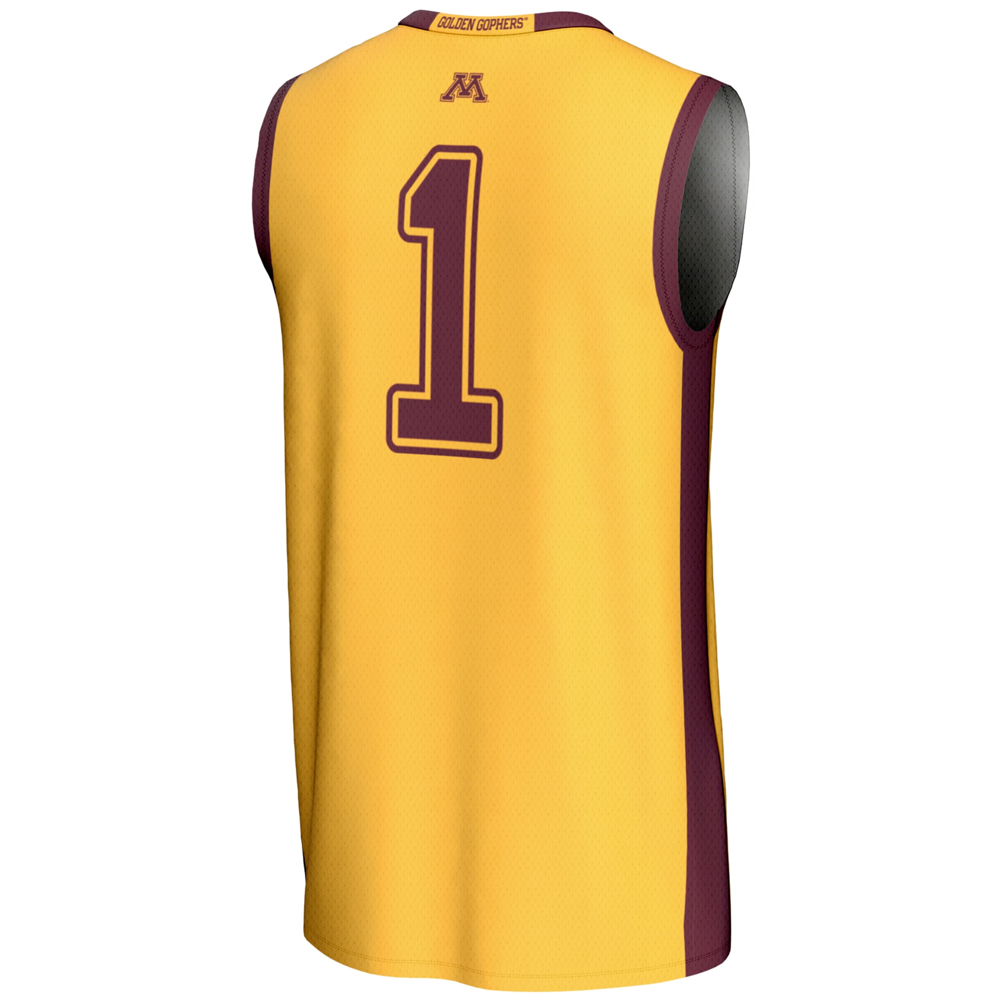 #1 Minnesota Golden Gophers GameDay Greats Unisex Lightweight Basketball Jersey - Gold