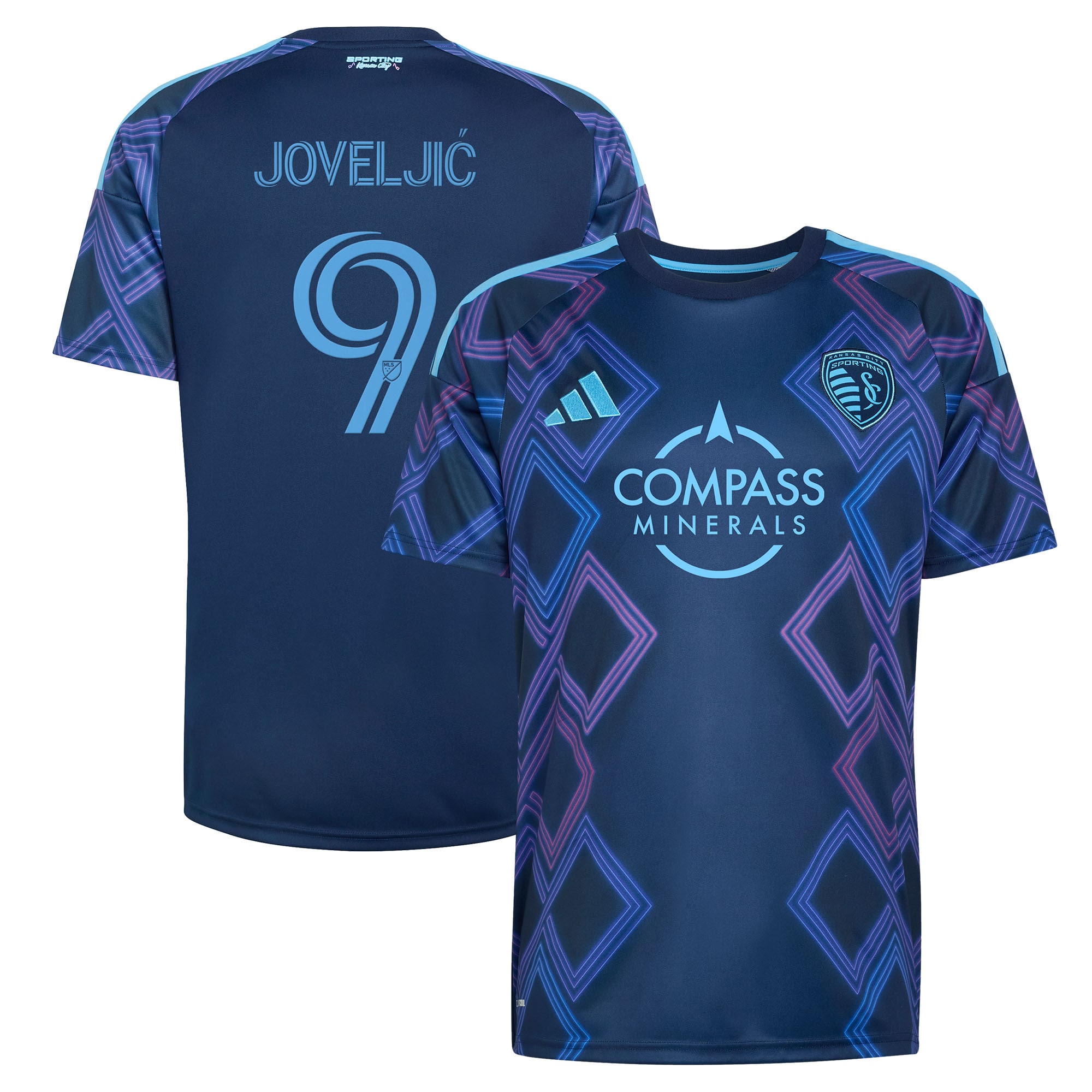 [SJH] Dejan Joveljic Sporting Kansas City 2026 The 18th & Vine Kit Replica Jersey - Blue