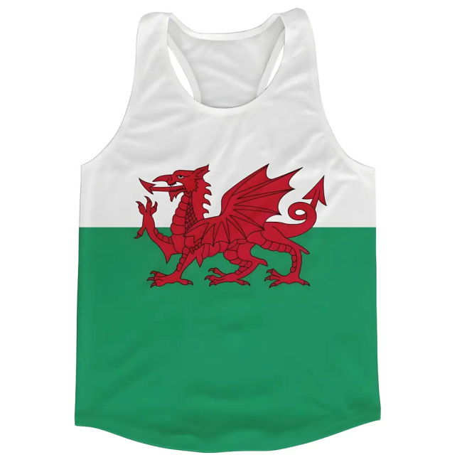 Running Vests Pro Jersey Wales