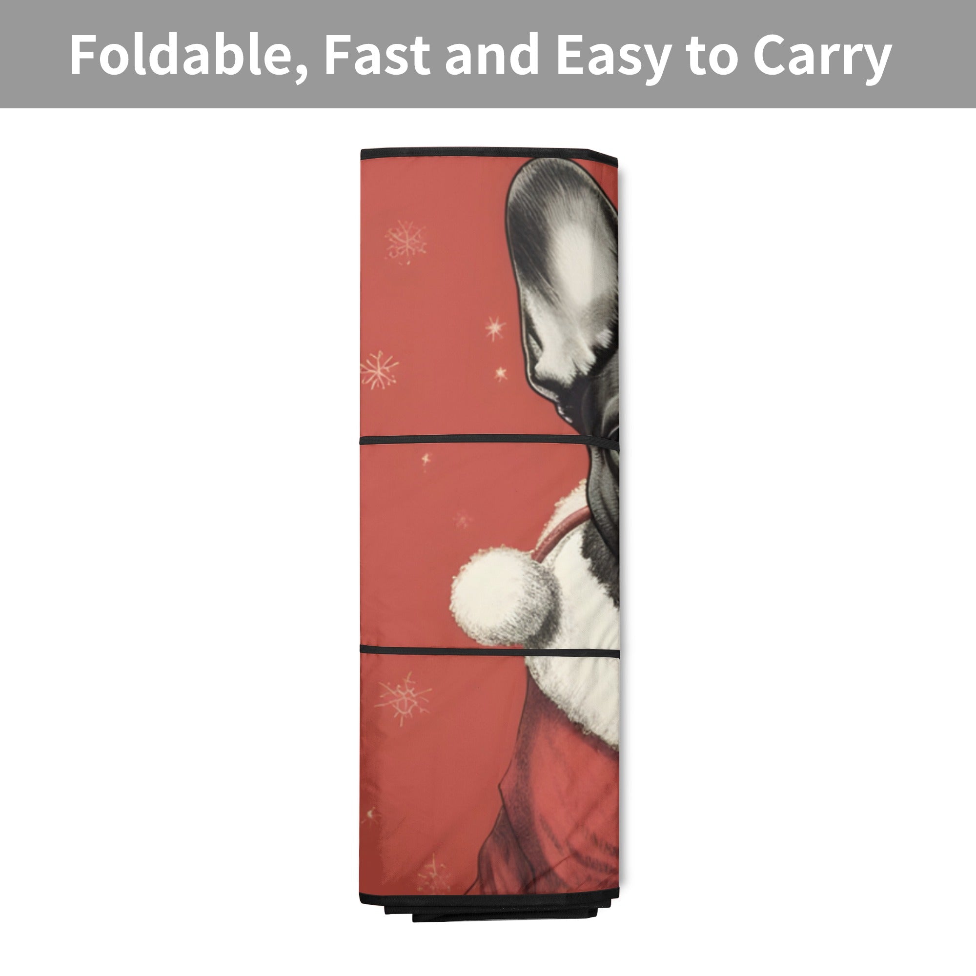 Frenchie-Fan Premium Duke - Car Auto Sun Shade for Fashion Lovers