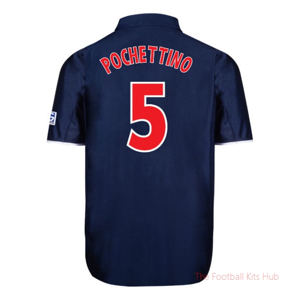 Club PSG Paris Saint Germain 2001 Home Shirt (Pochettino 5)