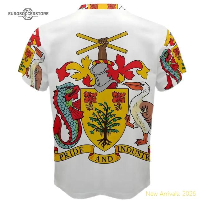 Premium Barbados Coat Of Arms Sublimated Sports Jersey - Great Value