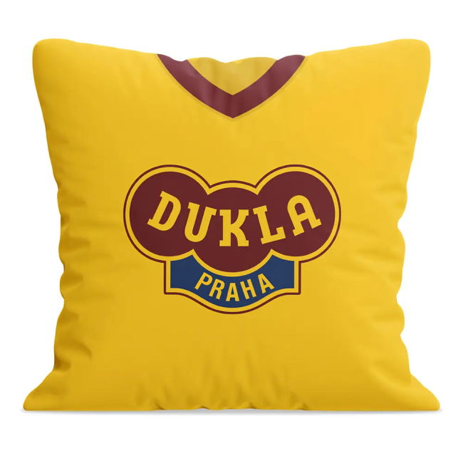 Dukla Prague Retro Football Cushion Club Fan Merchandise