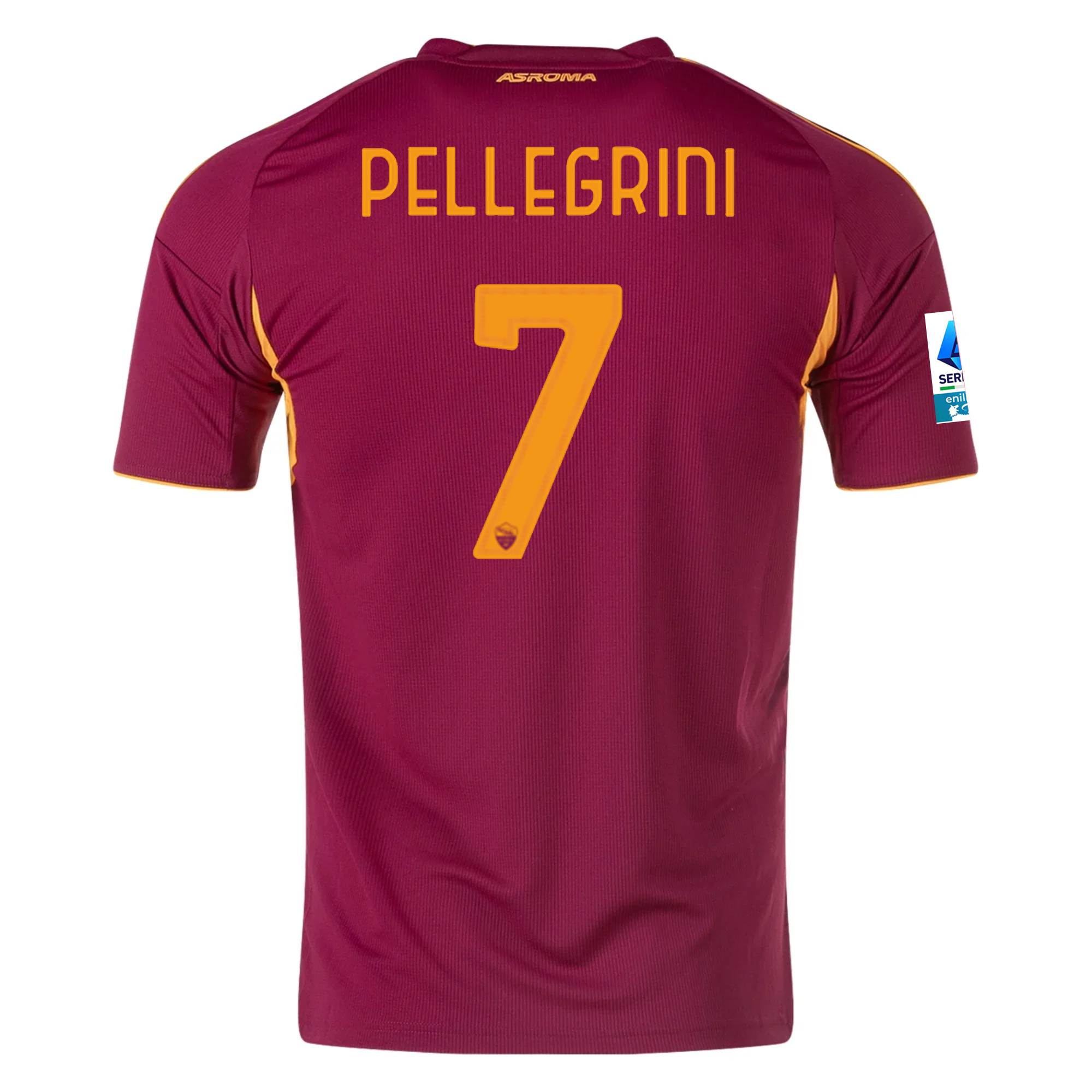 AS Roma Pellegrini 2025-2026 Ser Home Jersey – Authentic Shirt