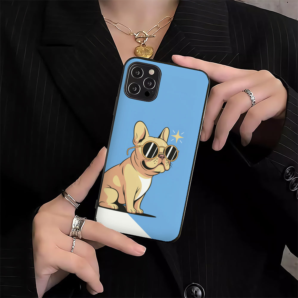 Lily - Dog Owner Luminous Phone Case Frenchie Themed Wear | Stylish Look