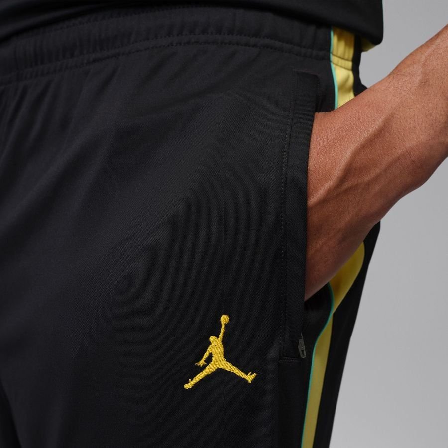 [EFKS] 2026 Brazil Jordan Track Pants Dri FIT Academy Pro World Cup Black/Yellow/Light