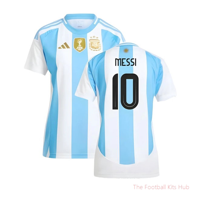 2024-2025 Argentina Home Shirt (Ladies) (MESSI 10)