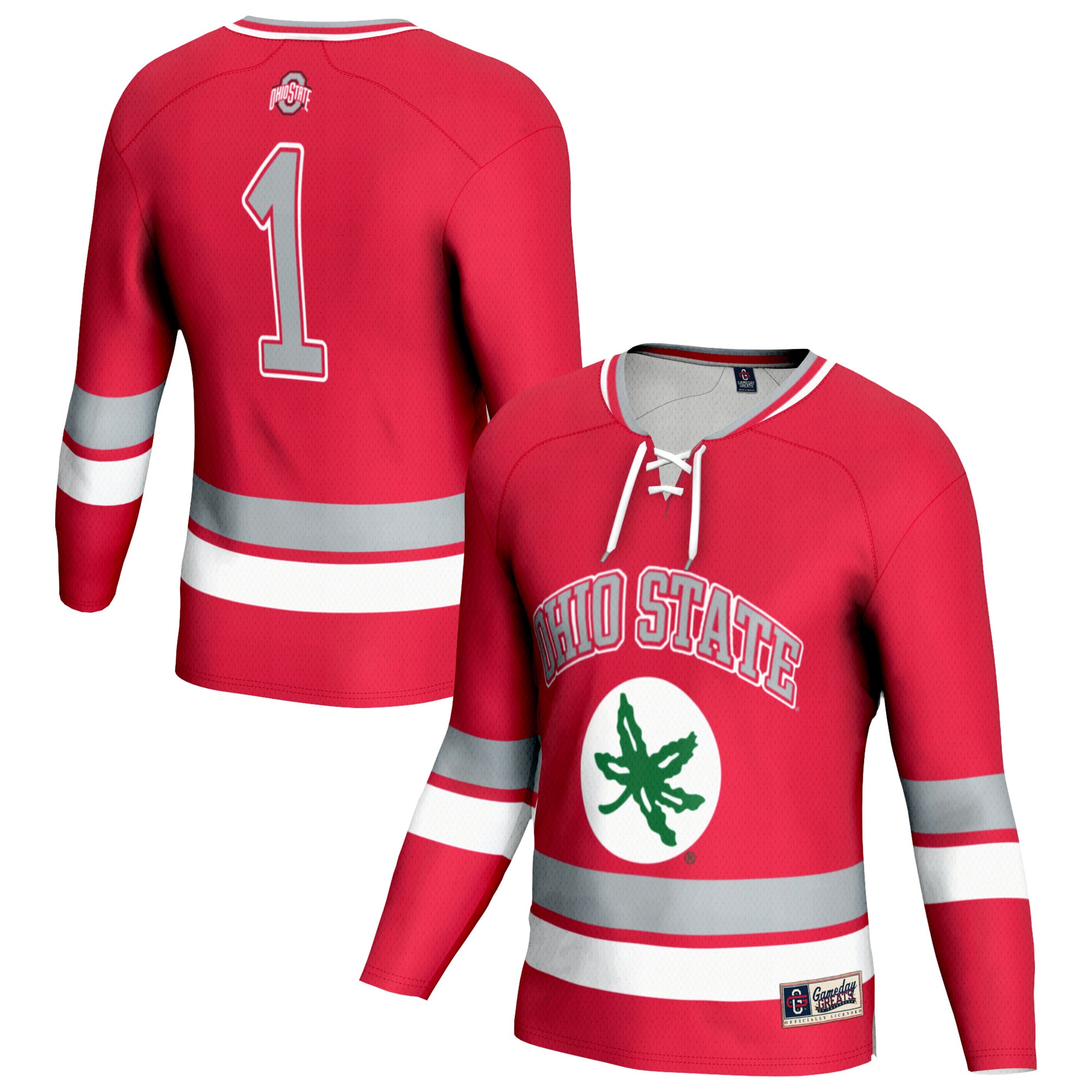 Ohio State Buckeyes Youth Lightweight Women's Hockey Team Fashion Jersey - Scarlet