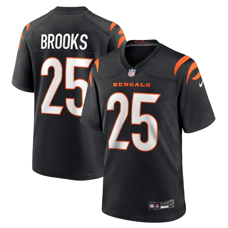 None Tahj Brooks Star Player CIN Bengals High-Quality Jersey
