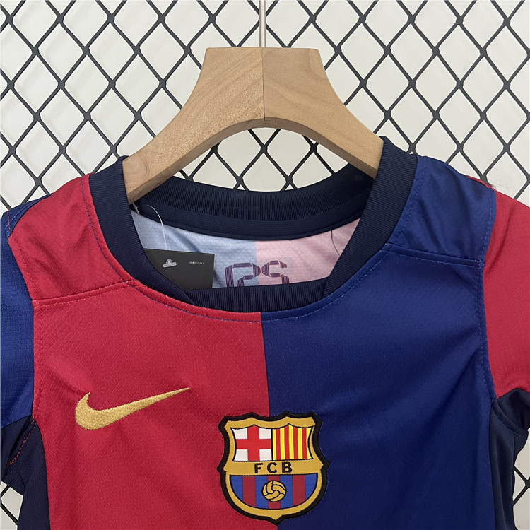 Kids Barcelona FC 2425 Home Kit ShirtShorts - Official Replica 19074