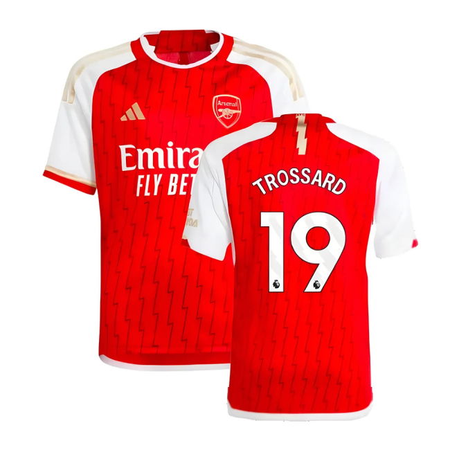 Arsenal Home Football Jersey 2023-20 - Trossard #19 L M S Kids