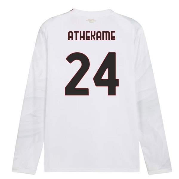[WSG] 2026 2027 AC Milan Long Sleeve Shirt Away Uniform (Athekame 24)